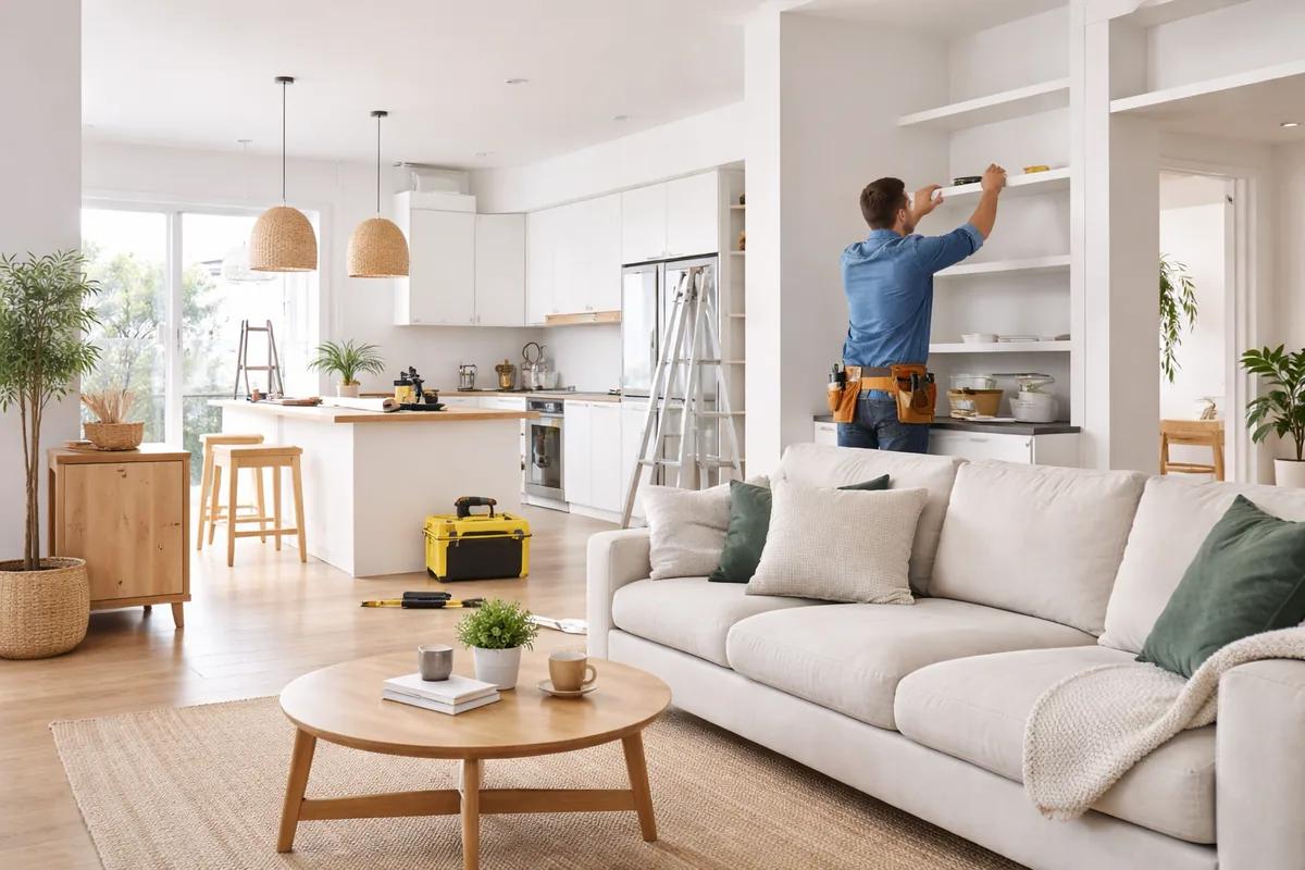 Comment optimiser l'espace dans une maison avec des travaux de rénovation